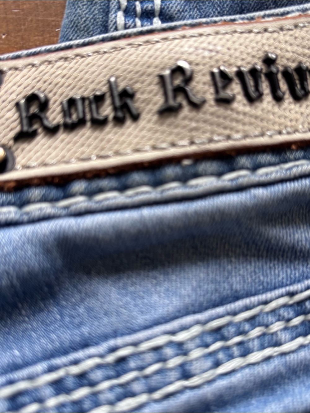 Rock Revival Bambi Cropped Capri Jeans-Embellished-Embroidered-Size 27-Y2K - Picture 12 of 12